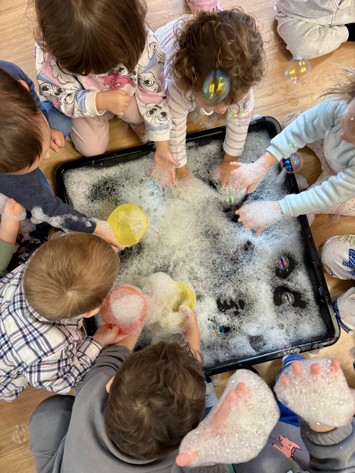 Actividad en Escuela Infantil Pompas